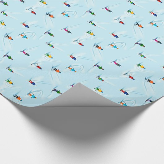 Ski Slope Gift Wrap Cadeaupapier (Hoek)