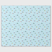 Ski Slope Gift Wrap Cadeaupapier (Vlak)