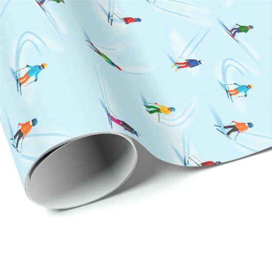 Ski Slope Gift Wrap Cadeaupapier (Rol Hoek)