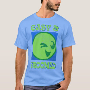 Ski Slope Green Run Circle I's Easy Groomed Snowbo T-shirt
