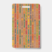 Ski Slope Resort Custom Photo Employee Badge (Achterkant)