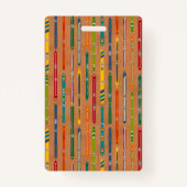 Ski Slope Resort Custom Photo Employee Badge (Achterkant)