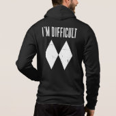 Ski Slopes and Mountain Winter Dad Birthday Trip Hoodie (Achterkant)