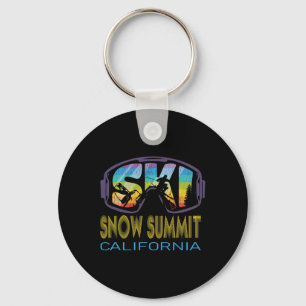 Ski Sneeuw Summit Californië Ski Vakantie Sleutelhanger
