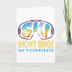 Ski Sneeuwachtig Bereik Wyoming Ski Vakantie Kaart