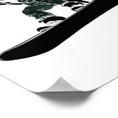Ski Snowboard Goggles Funny Skiing Snowboarding Ca Poster (Hoek)