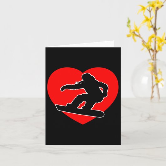 Ski Snowboard Goggles Funny Skiing Snowboarding Gi Kaart (Gele Bloem)