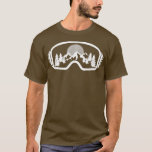 Ski Snowboard Goggles Skiing Snow Mountain Winter T-shirt<br><div class="desc">Ski Snowboard Goggles Skiing Snow Mountain Winter Gift</div>