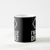 Ski snowboard Ik ben echt moeilijk Koffiemok (Center)