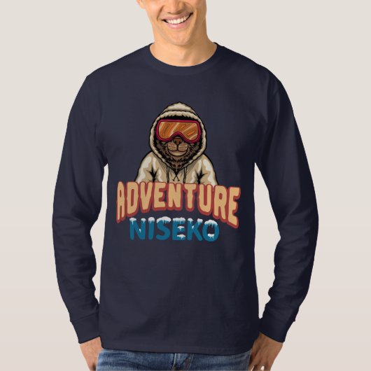 Ski Snowboard Japans T-shirt (Voorkant)