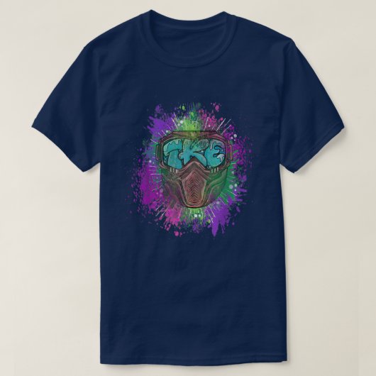 Ski Snowboard Natuur Treehugger Skiing Mountain Ap T-shirt (Design voorkant)