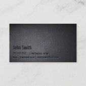 Ski Snowboarding Instructor Dark Minimalist Visitekaartje (Achterkant)