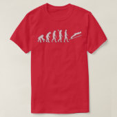Ski springen evolutie 3 t-shirt (Design voorkant)
