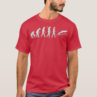 Ski springen evolutie 3 t-shirt