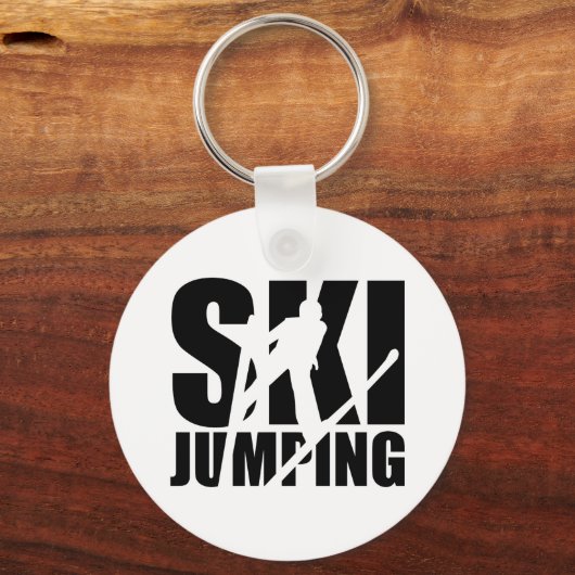 Ski-springen Sleutelhanger (Voorkant)