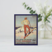  Ski, St Croix les rasses, Jura Suisse Briefkaart (Staand voorkant)