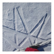 Ski Star AcrylArt Print