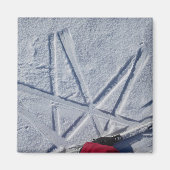 Ski Star Magnet (Voorkant)