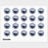 Ski Station Ronde Sticker (Vel)