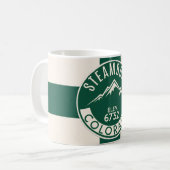 Ski Steamboat Groene Mok (Voorkant links)
