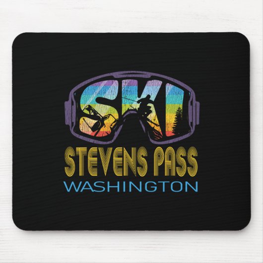 Ski Stevens P Washington Ski Vakantie Muismat (Voorkant)