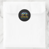 Ski Stevens P Washington Ski Vakantie Ronde Sticker (Tas)