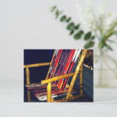 Ski-stoel Koel dingen om te maken met oude huid Briefkaart (Staand voorkant)