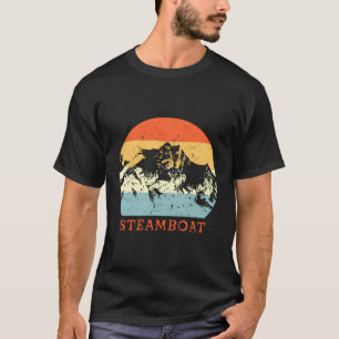Ski Stoomboot Springscolorado Sneeuwski T-shirt
