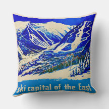 Ski Stowe Vermont Vintage Poster