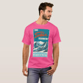 Ski Stowe Vermont Vintage Poster T-shirt (Voorkant volledig)