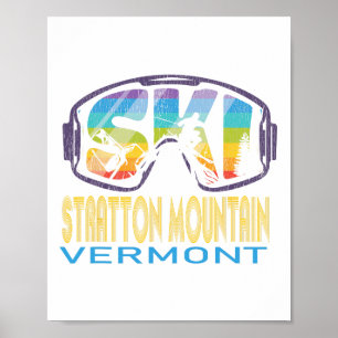 Ski Stratton Mountain Vermont Ski Vakantie Poster
