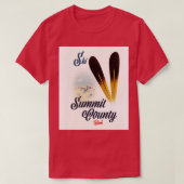 Ski Summit County Utah T-shirt (Design voorkant)