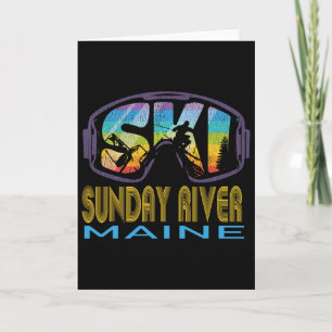 Ski Sunday River Maine Ski Vakantie Kaart