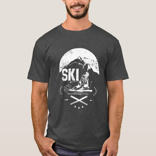 Ski T-Shirt (Voorkant)