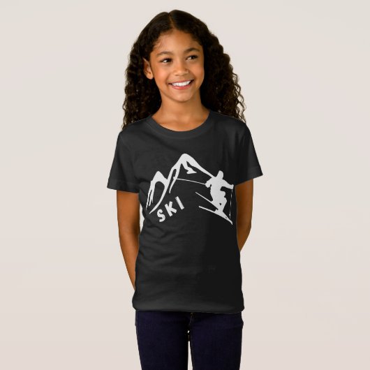 Ski T-shirt (Voorkant volledig)