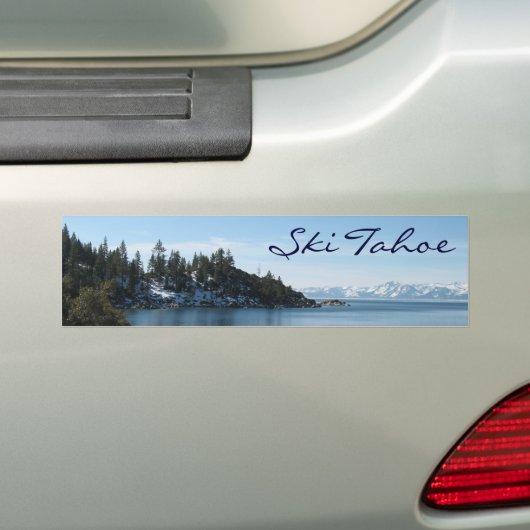 Ski Tahoe, Incline Village in Lake Tahoe Bumpersticker (Op auto)
