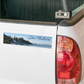 Ski Tahoe, Incline Village in Lake Tahoe Bumpersticker (Op Truck)