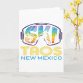 Ski Taos New Mexico Skiing Vacation  Kaart (Gele Bloem)