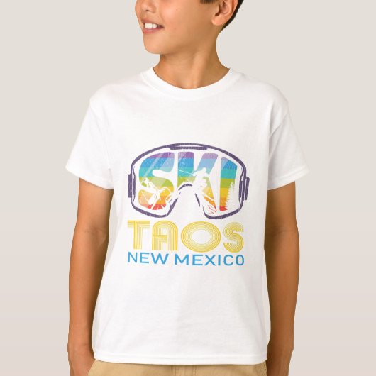 Ski Taos New Mexico Skiing Vacation  T-shirt (Voorkant)