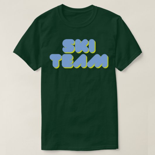 Ski-team T-shirt (Design voorkant)