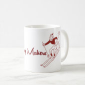 Ski Thema Hot Chocolate Mok (Voorkant rechts)