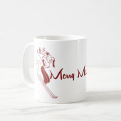 Ski Thema Hot Chocolate Mok (Voorkant links)