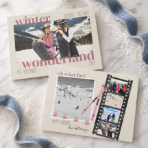 Ski-thema Winter Wonderland Kerst Foto 