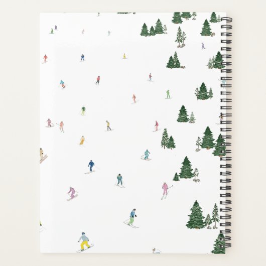 Ski-themaplanner Planner (Achterkant)