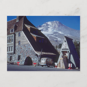 Ski Timberline Lodge Mt Hood Oregon Foto 1950 Briefkaart