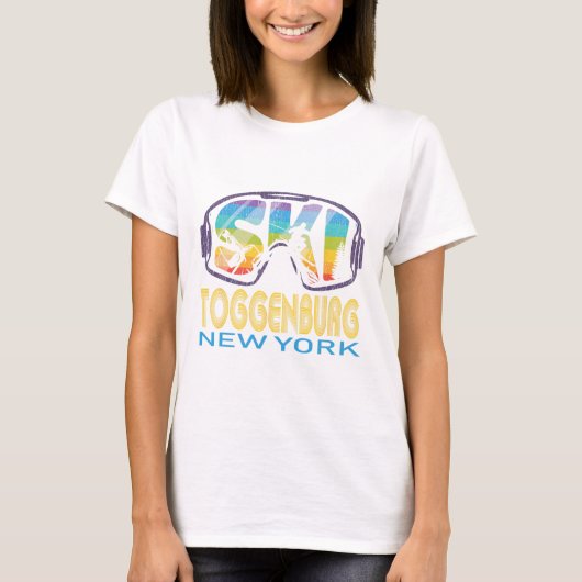 Ski Toggenburg New York Skiing Vacation T-shirt (Voorkant)