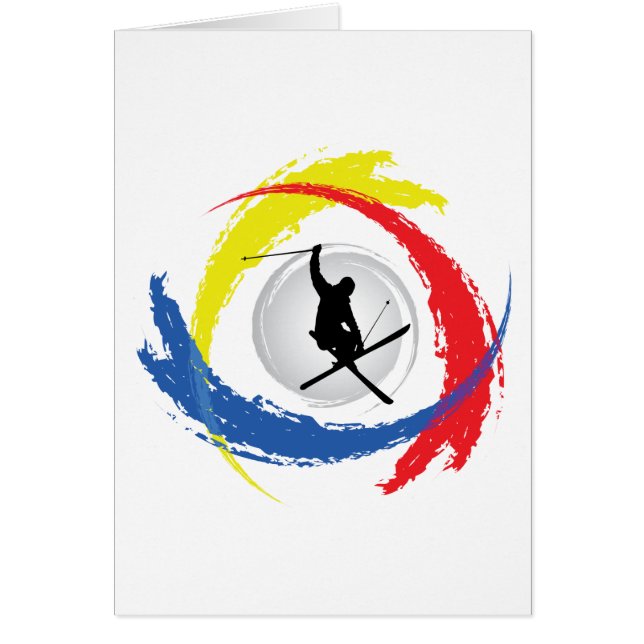 Ski Tricolor Emblem (Voorkant)