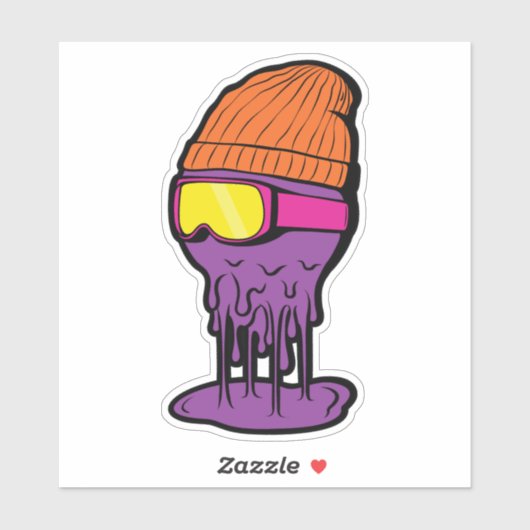 Ski Trippin Sticker (Vel)