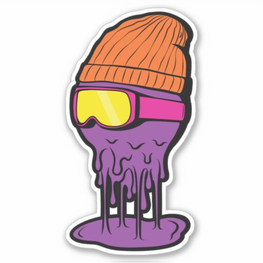 Ski Trippin Sticker (Voorkant)