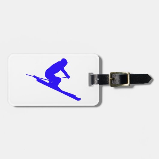 SKI TRUE BLUE BAGAGELABEL (Voorkant horizontaal)